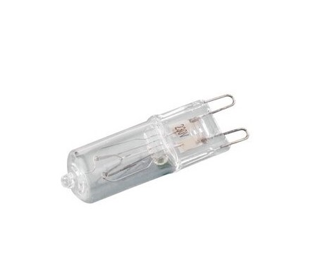 Bombilla Halógena 220V G9 Transparente