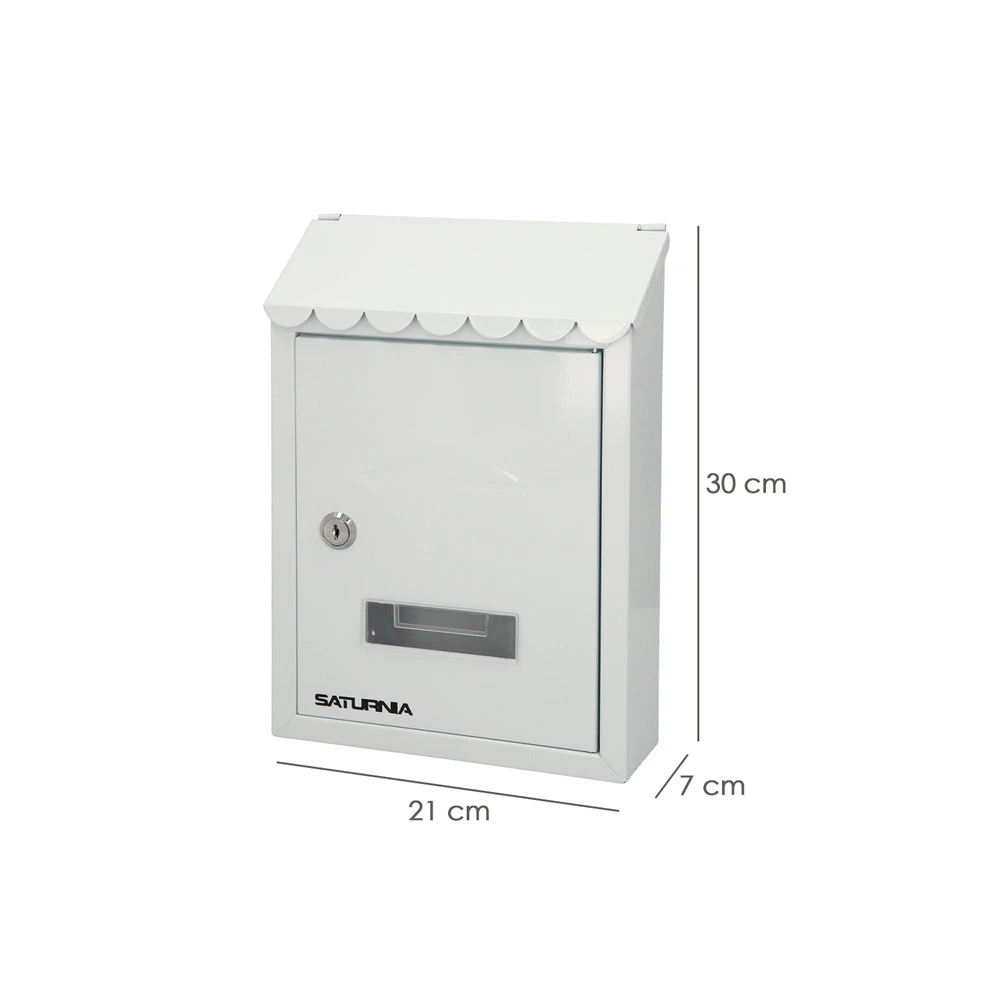 Buzon Exterior Residence 205 x 300 x 70 mm. Blanco