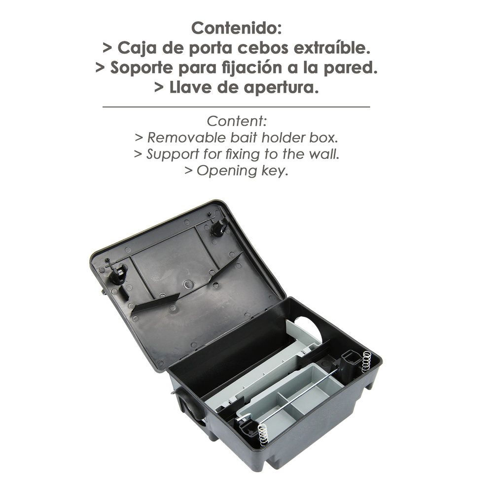 Caja Protege Cebos trampa para ratas y ratones - Imagen 3