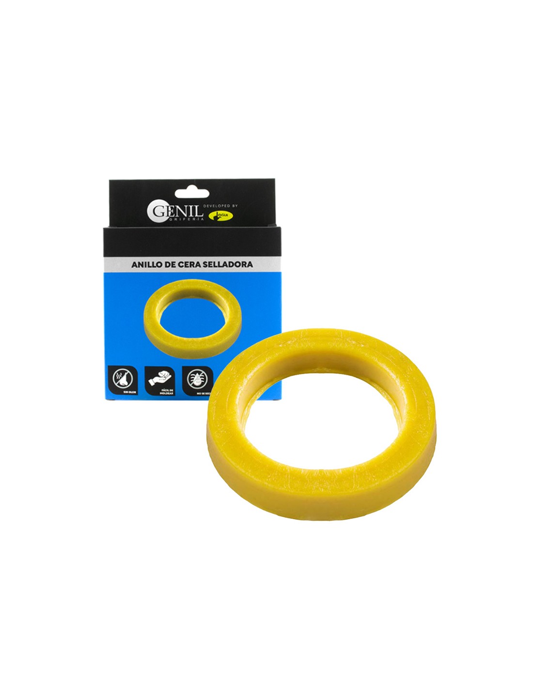Anillo de cera sellador inodoros